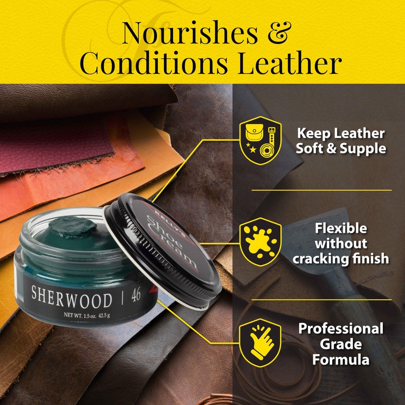 KELLYS Kelly's Sherwood Shoe Polish 1.5 oz - Professional Leather Shoe Cream - Image 5